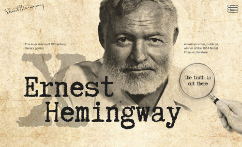 Ernest Hemingway and his inner drama