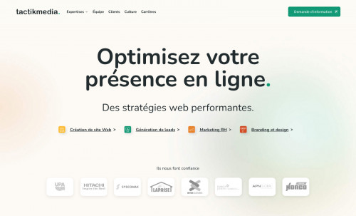 TactikMedia Agence Web
