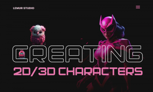 2D and 3D Character Studio