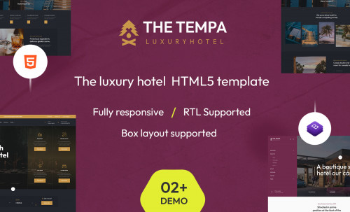 The Luxury Hotel HTML5 Template
