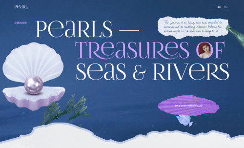 Pearl treasures of seas and rivers