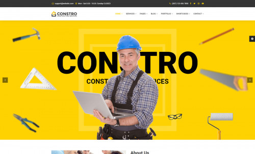 Constro Construction Business HTML5 Template