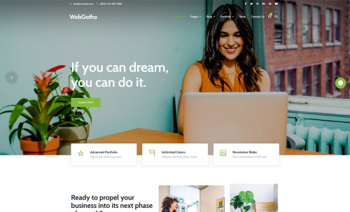 WebGatha Multi purpose WordPress Theme