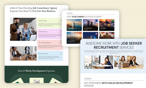 Joblet Job Recruitment Services WordPress Theme