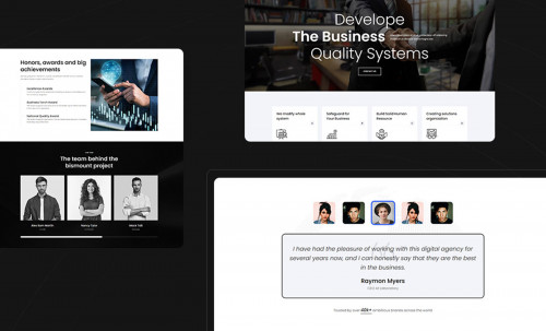 Bismount Business Portfolio and Consulting WordPress Theme