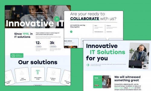 Itflowio IT company Website WebFlow Template