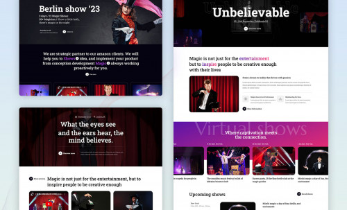 Magico Magicians and Artists WordPress Theme