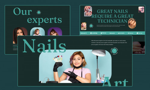 Nailly Beauty and Wellness Website Webflow Template