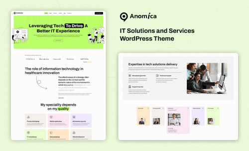 Anomica IT Solutions and Services WordPress Theme