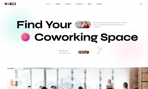 Hobzz Business and Coworking HTML Template