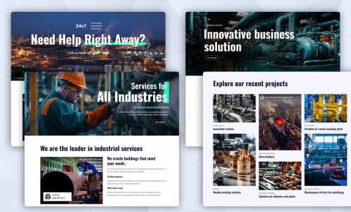 Aroxel Industry and Factory WordPress Theme