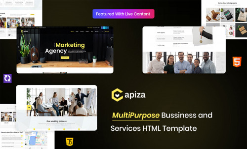 Capiza Business and Agency Sass Html Template