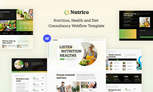 Nutrico Webflow Template