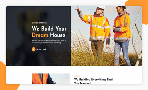 Raxena Construction HTML Template