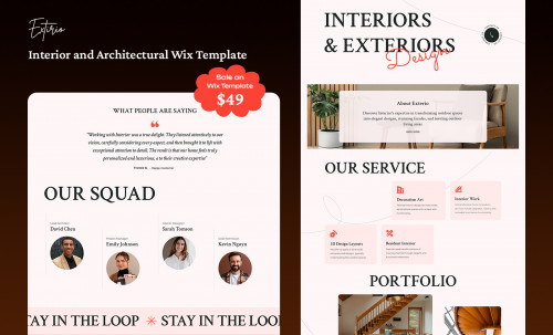 Exitria Wix Template