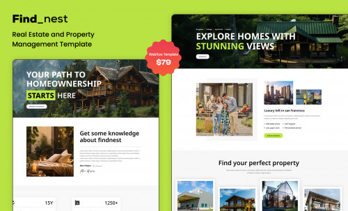 Findnest Webflow Template