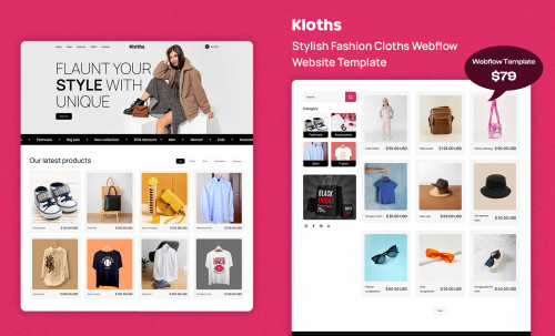 Kloths Webflow Template