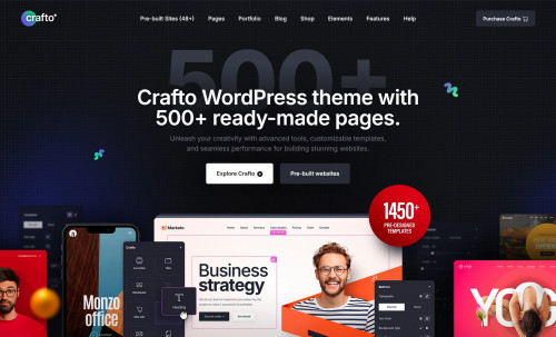 Crafto AI Powered Multipurpose WordPress Theme