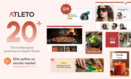 Atleto Responsive Multipurpose eCommerce Shopify Theme