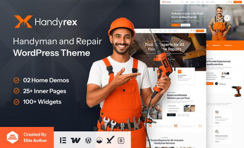 Handyrex Handyman Services and Repair WordPress Theme