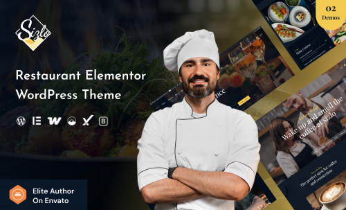 Sizlo Restaurant Elementor WordPress Theme