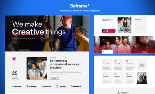 Beframe Framer Template