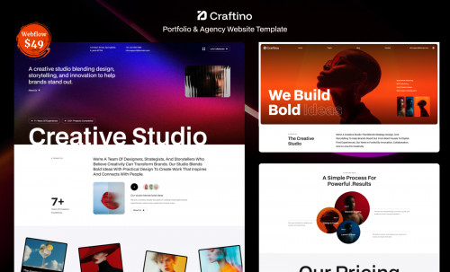 Craftino Webflow Template