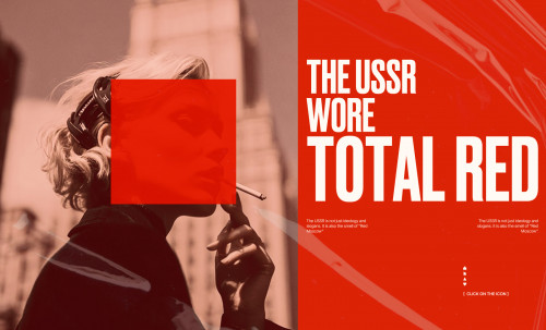 The USSR wore red