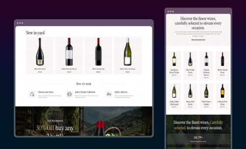 Wineyard Wix Template