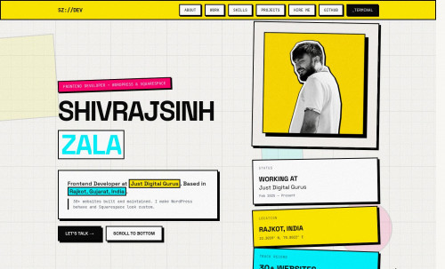 Shivrajsinh Zala Portfolio
