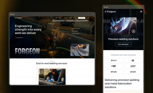 Forgeon Webflow Template