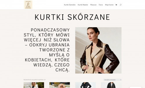 Kurtki Skorzane