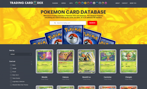 Pokemon Trading Card Database
