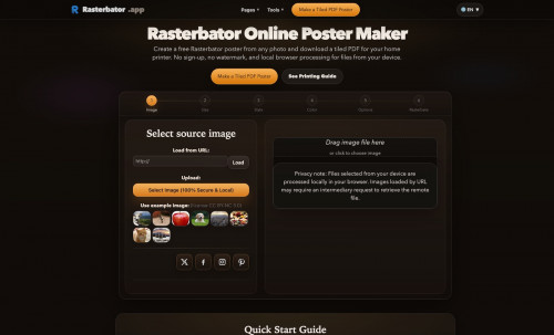Rasterbator Online Poster Maker