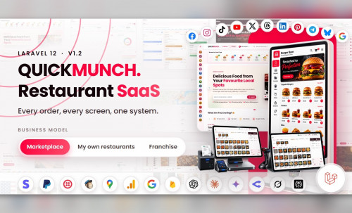 Quickmunch Food Restaurant SaaS Services