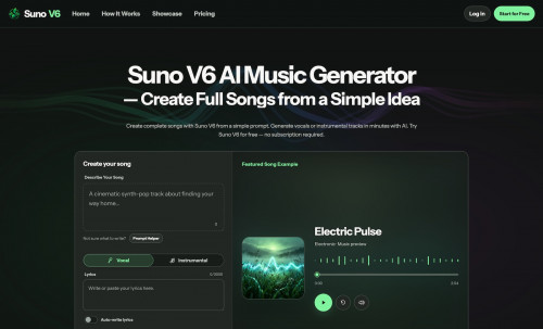Suno v6 AI Music Generator