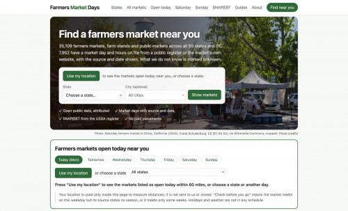 Farmers Market Days