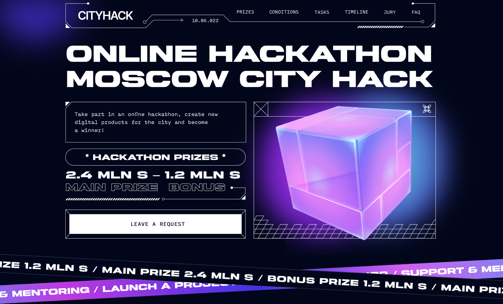 Online hackathon Moscow City Hack
