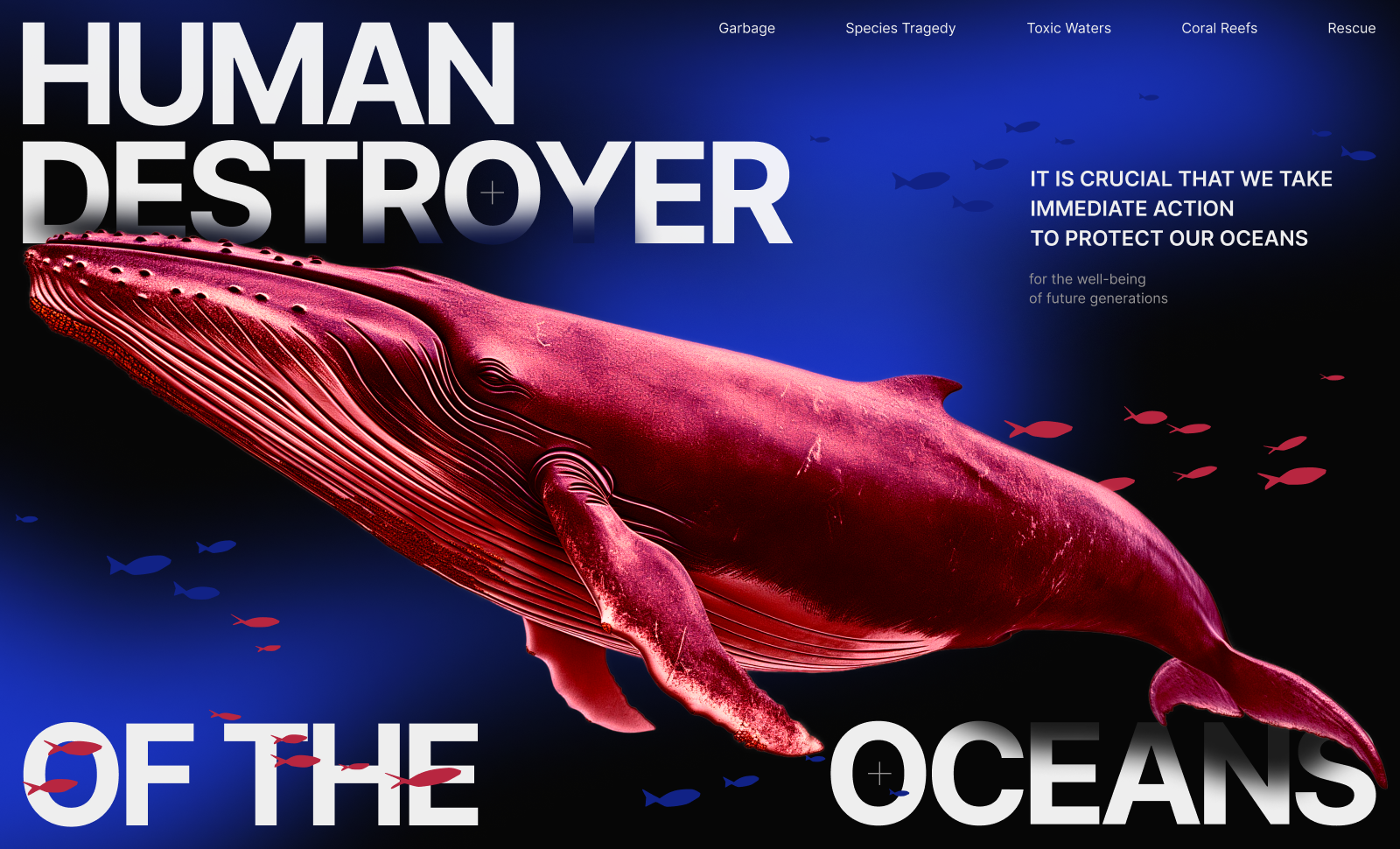 Human destroyer of the oceans
