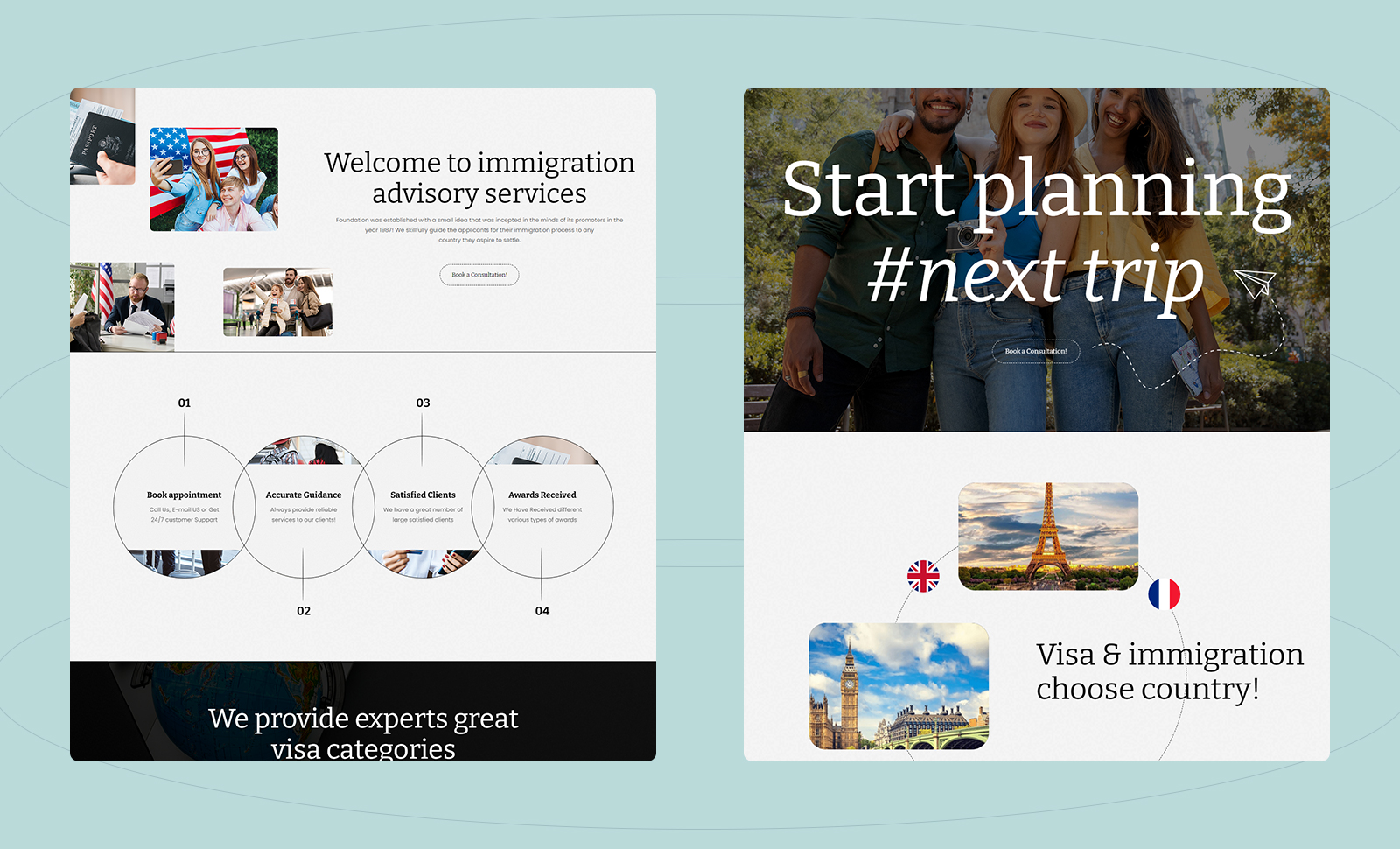 Tripzia Immigration and Visa Consulting HTML Template