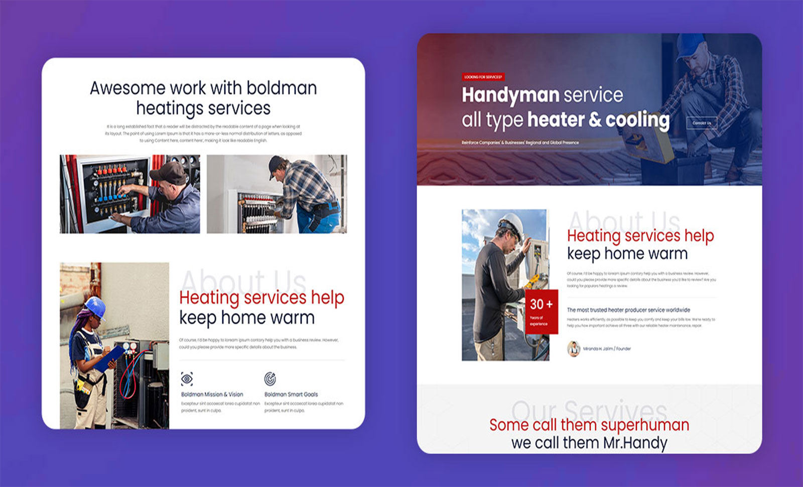 Boldman Handyman Renovation Services WordPress Theme