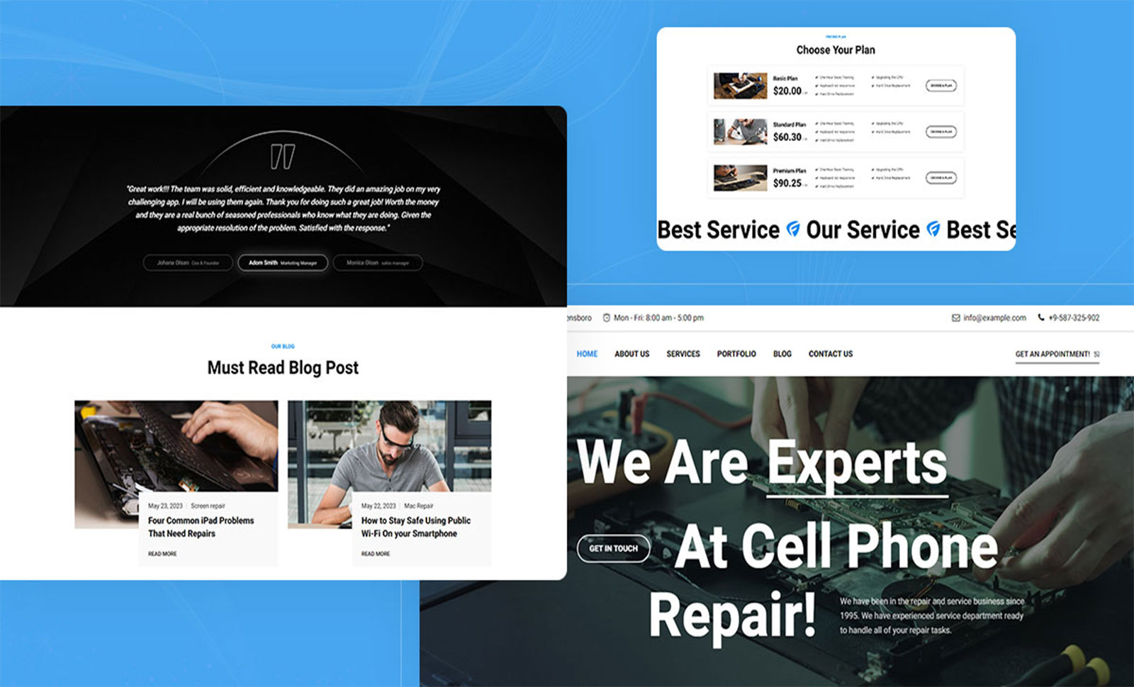 Fixtech Computer and Mobile Repair Services WordPress Theme