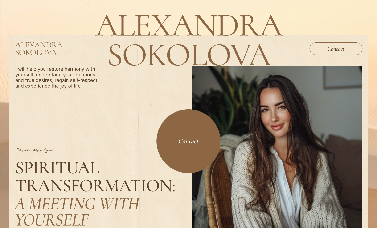 Alexandra Sokolova Psychologist