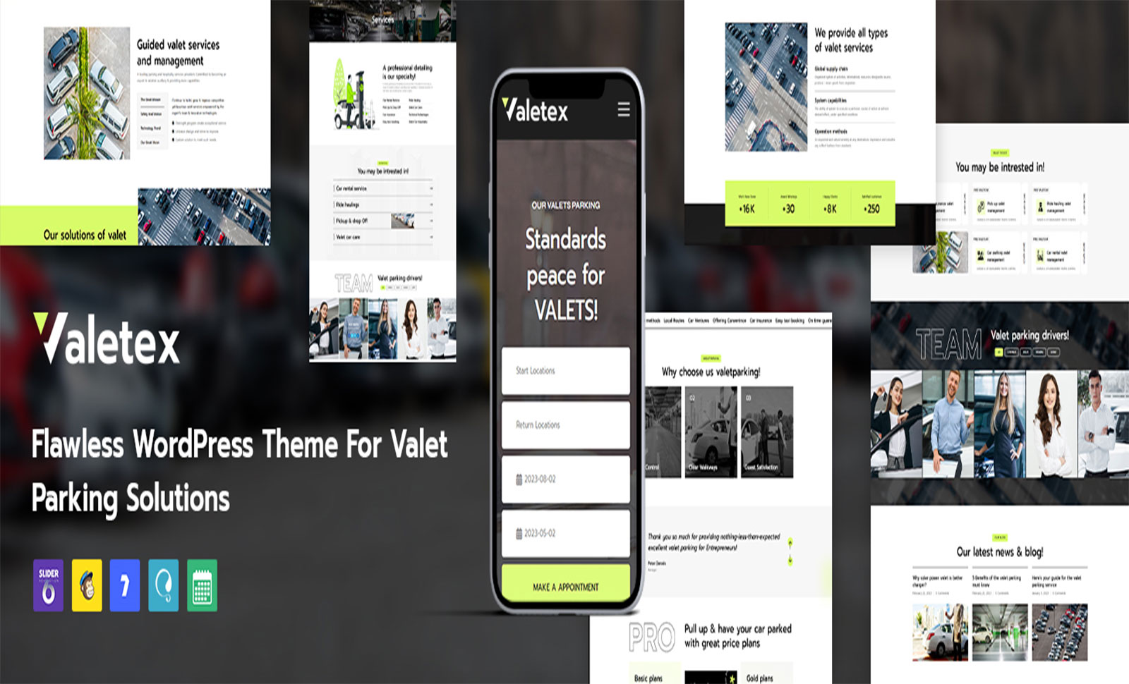 Valetex WordPress Theme