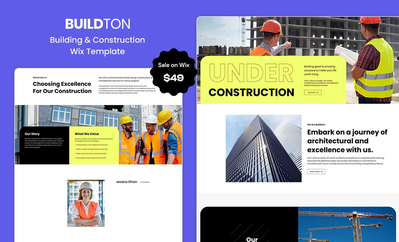 Buildton Wix Template