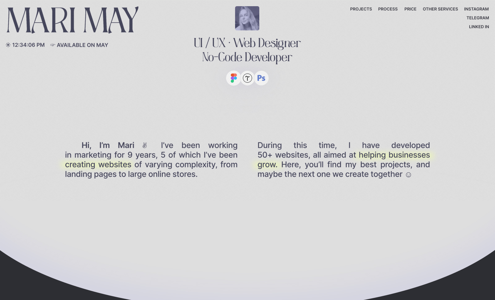 MARI MAY Portfolio