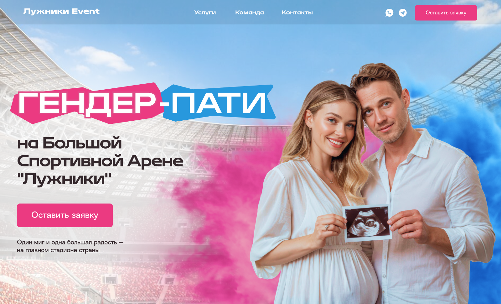 Gender party in Luzhniki