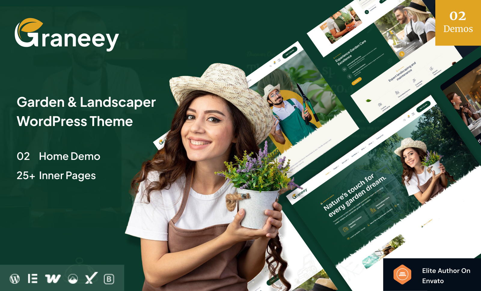 Graneey Garden Landscaping WordPress Theme