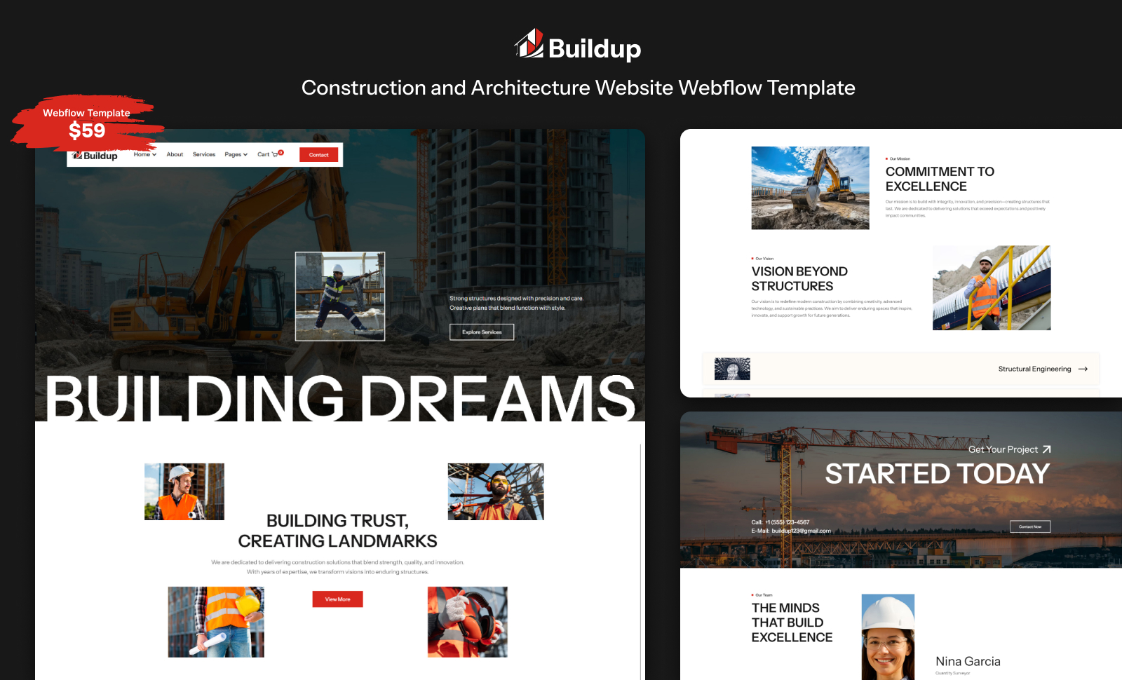 Buildup Webflow Template