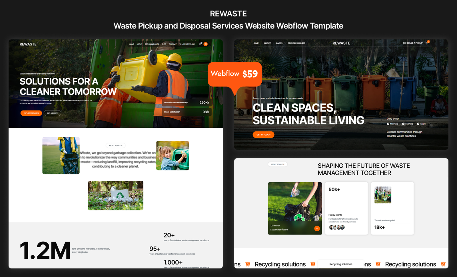 Rewaste Webflow Template